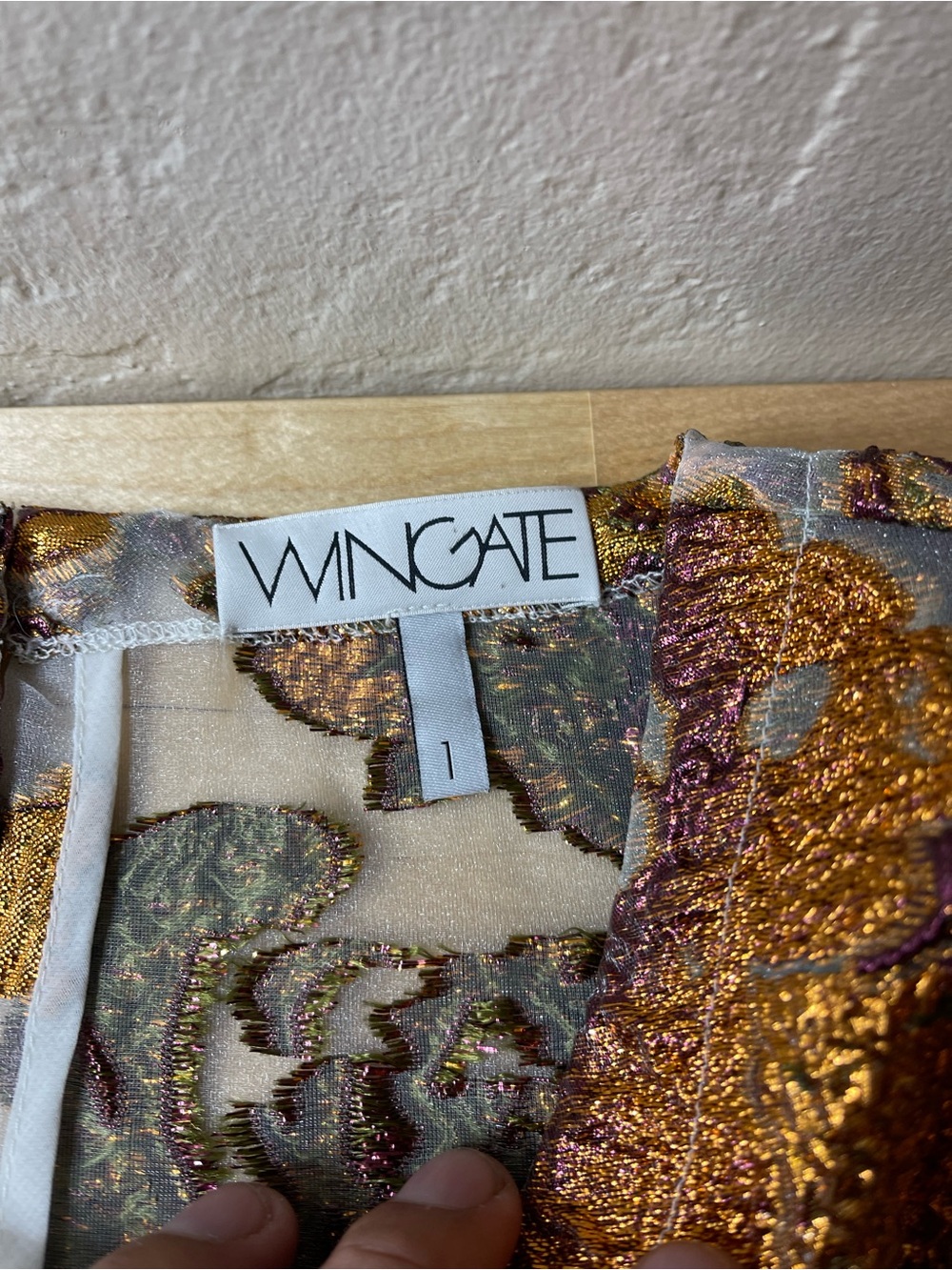 Wingate TABBY TOP -071 Bronze Size 1=M Bell Sleeve Blouse - Picture 14 of 16